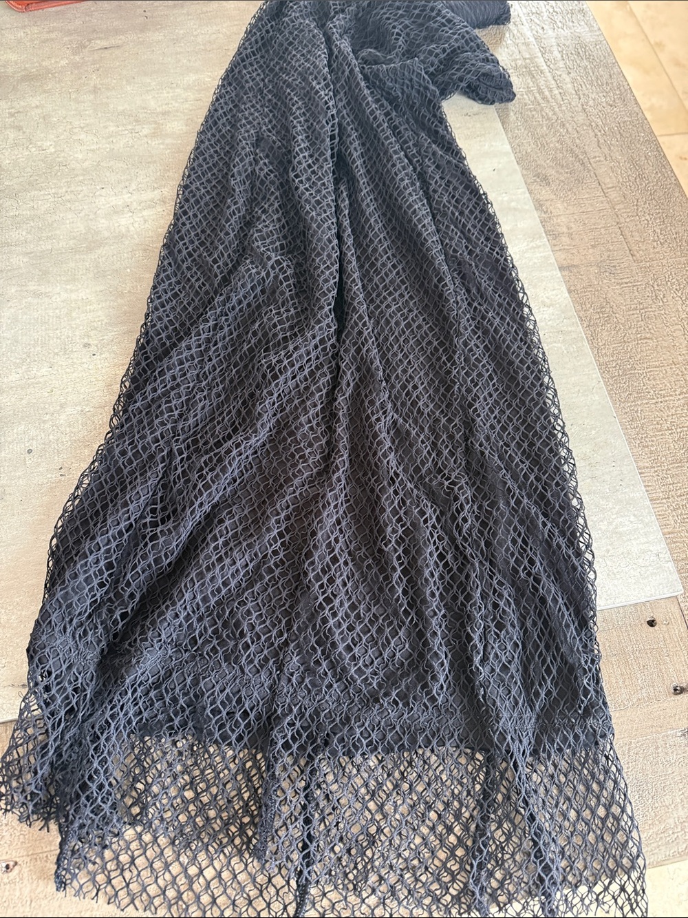 Helmut Lang Mesh Halter Bodycon Midi Dress - Picture 3 of 6
